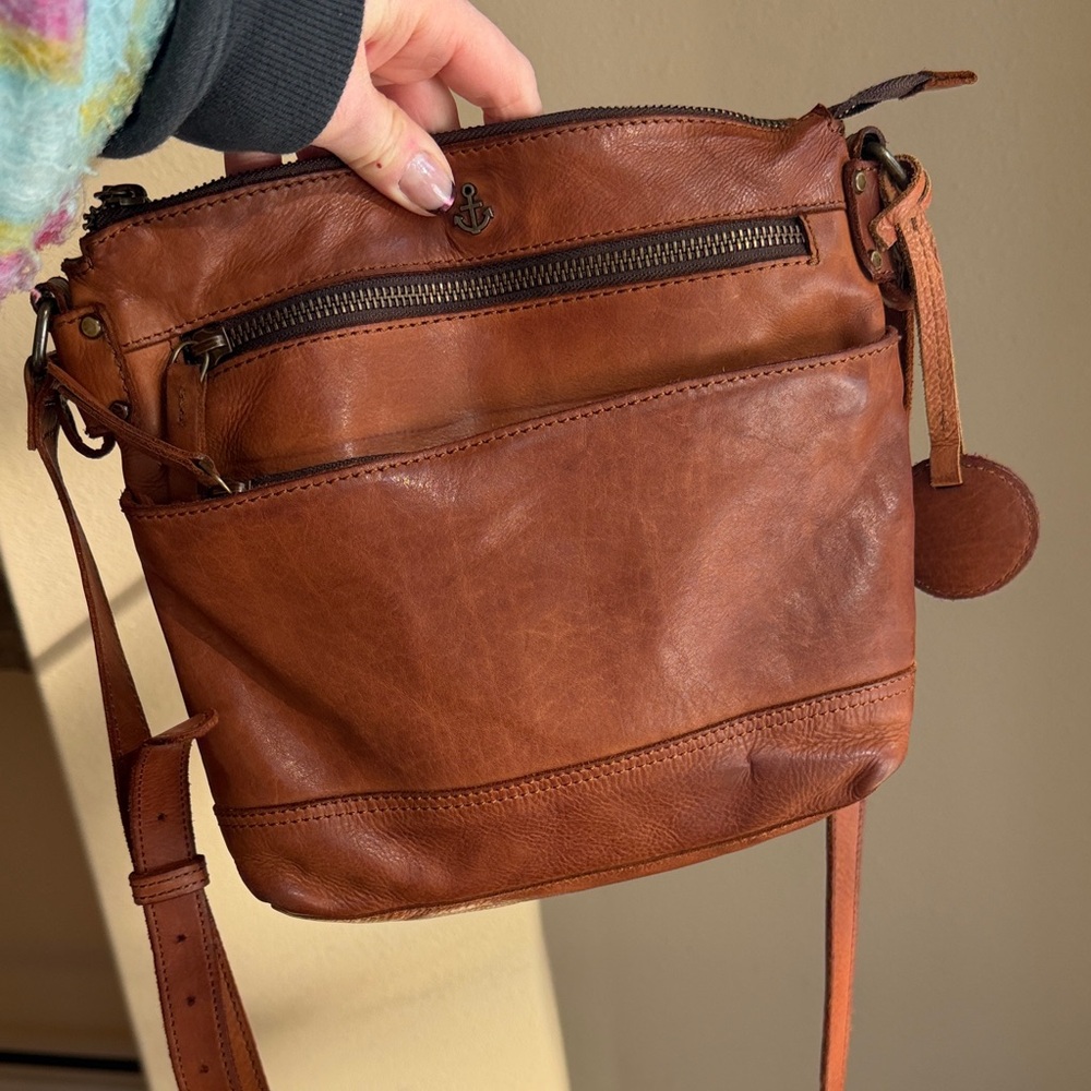 Brown Leather Harbour 2nd Crossbody Bag